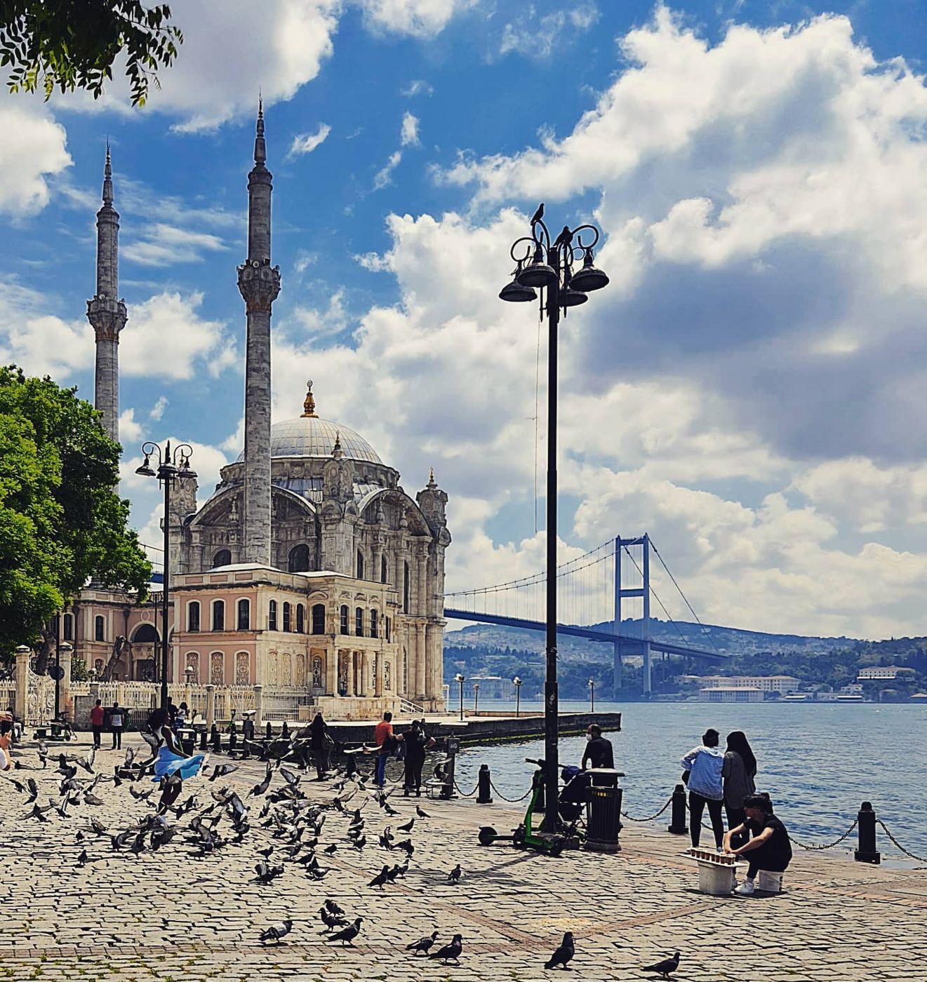Ortakoy Mosque and the Bosphorus Bridge, Istanbul by Mohammad Khakpaki