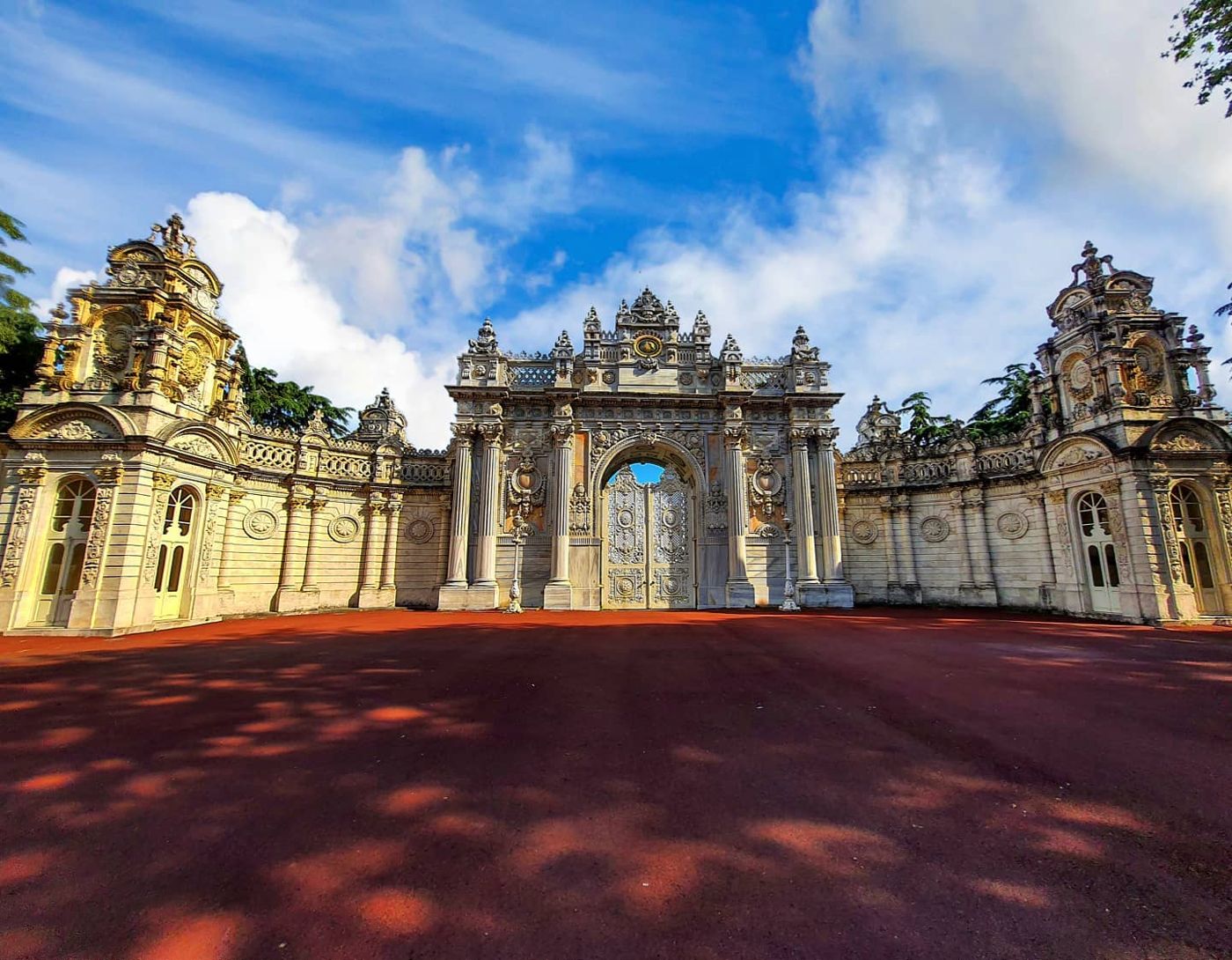 Dolmabahce Palace gate, Istanbul by Mohammad Khakpaki