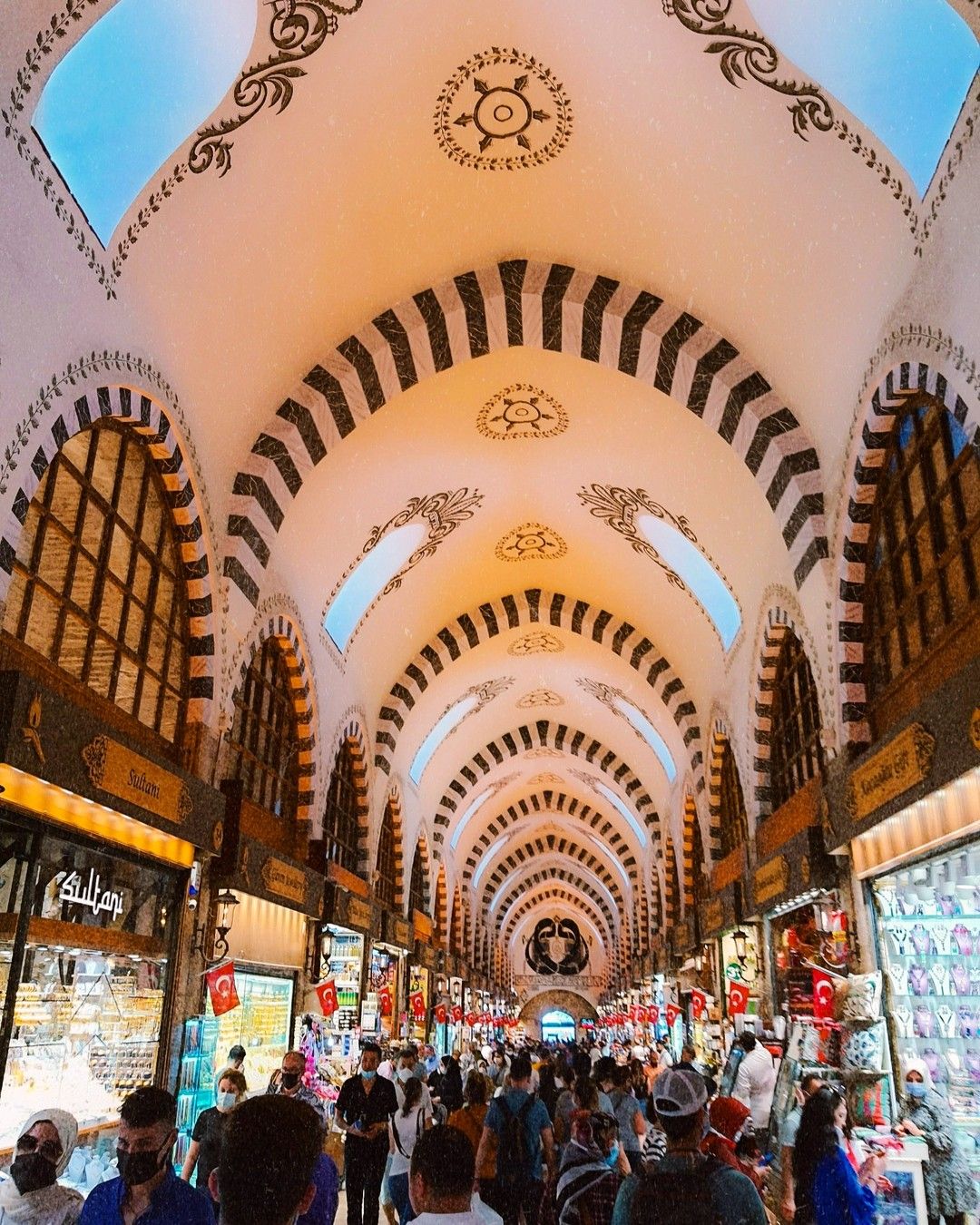 Spice Bazaar arches, Istanbul by Mohammad Khakpaki