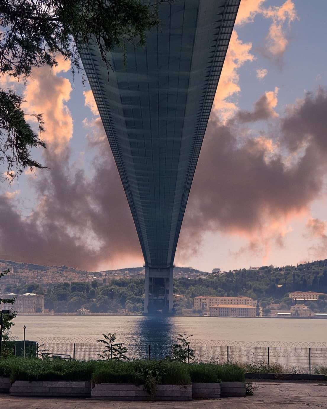 Underside of the Bosphorus Bridge by Mohammad Khakpaki